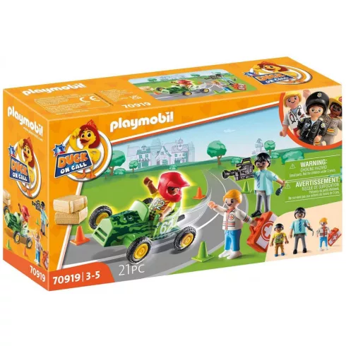 Playmobil 70919 Duck On Call - Mentők bevetésen: Versenybaleset