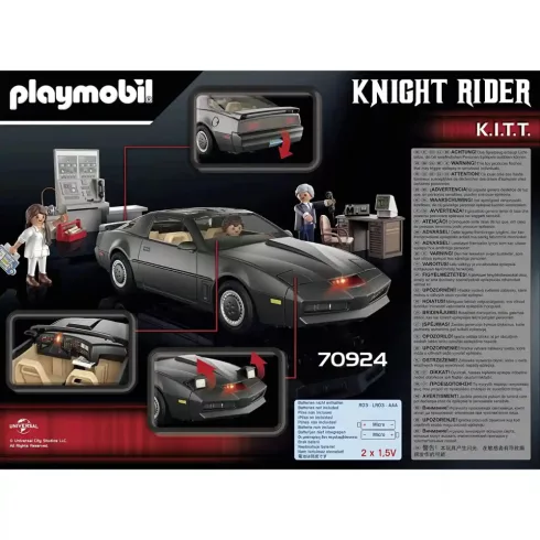 Playmobil 70924 Knight Rider - K.I.T.T. Pontiac játékautó fénnyel