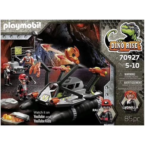 Playmobil 70927 Dínó csata: Comet Corp. pusztító fúrója