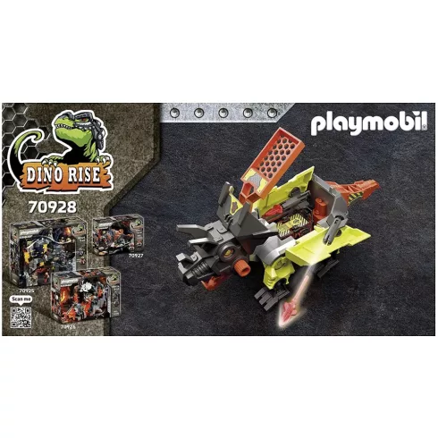 Playmobil 70928 Dínó csata: Robo-Dino harci robot Velociraptorokkal