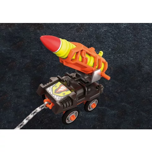 Playmobil 70929 Dínó csata: Dino bánya rakéta vasúti kocsi