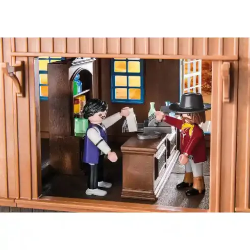 Playmobil 70947 Western üzlet lakással