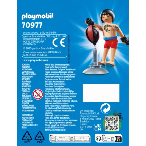 Playmobil 70977 Kick-box harcos