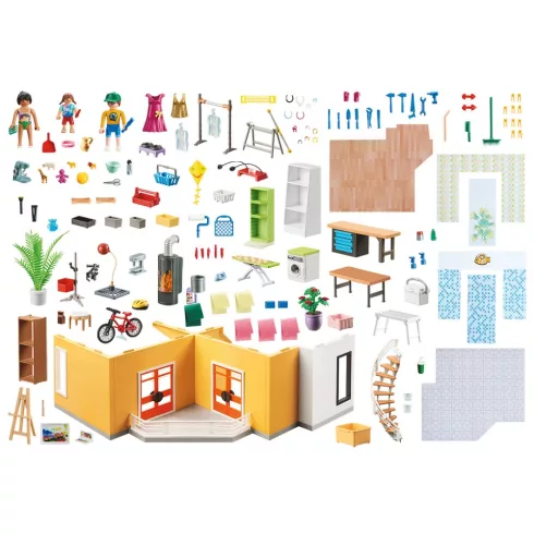 Playmobil 70986 Modern lakóház berendezett emelet bővítmény