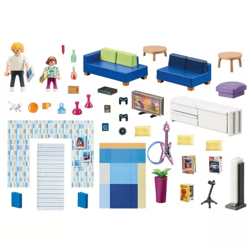 Playmobil 70989 Nappali világító lámpával