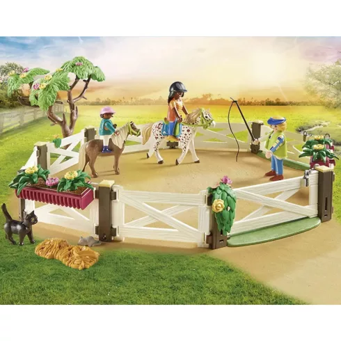 Playmobil 70995 Lovaglás a lovas karámoknál