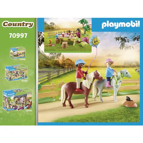 Playmobil 70997 Szülinap a pónifarmon