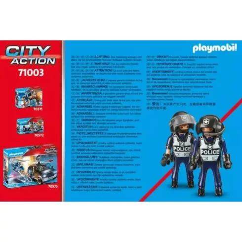 Playmobil 71003 SWAT Truck rendőrautó