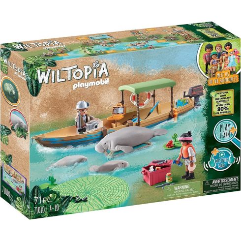 Playmobil 71010 Wiltopia - Hajókázás lamantinokkal
