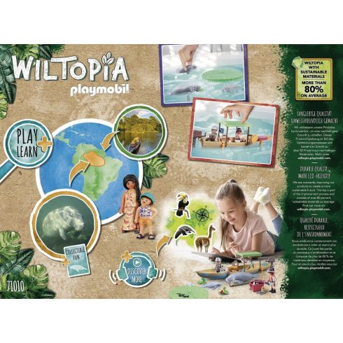 Playmobil 71010 Wiltopia - Hajókázás lamantinokkal