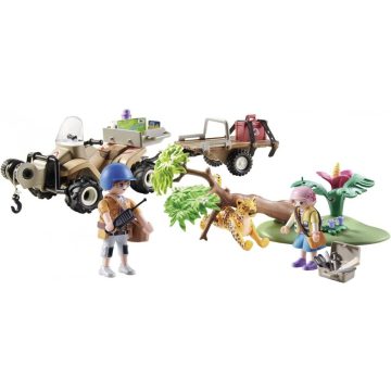 Playmobil 71011 Wiltopia - Állatmentő quad jaguárral