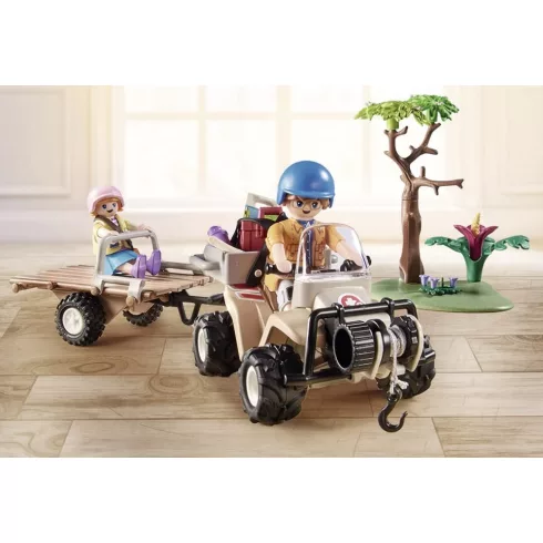 Playmobil 71011 Wiltopia - Állatmentő quad jaguárral