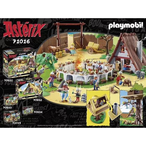 Playmobil 71016 Asterix és Obelix - Hangjanix lombháza