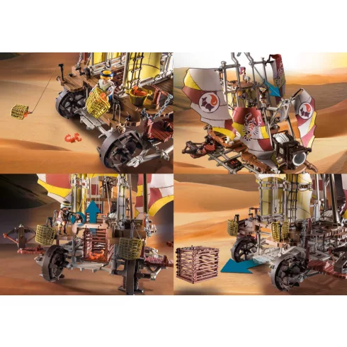 Playmobil 71023 Novelmore - Vitorlás homokvihartörő hajó