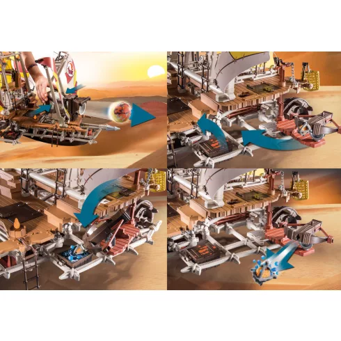 Playmobil 71023 Novelmore - Vitorlás homokvihartörő hajó