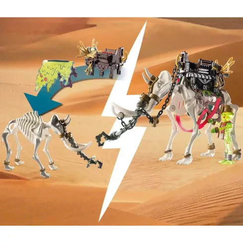 Playmobil 71027 Novelmore - Harci mamutcsontváz támadása