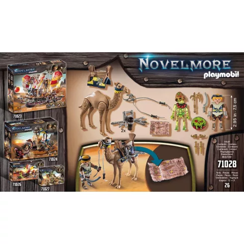 Playmobil 71028 Novelmore - Arwynn és harci tevéje