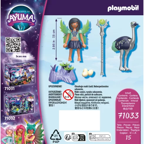 Playmobil 71033 Ayuma - Holdtündér strucc lélekállattal