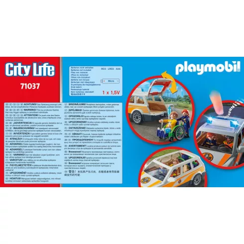 Playmobil 71037 Sürgősségi mentőautó