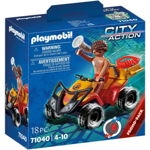 Playmobil 71040 Hátrahúzós vízimentő quad