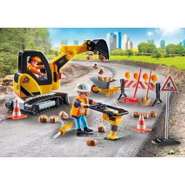 Playmobil 71045 Építkezés markolóval
