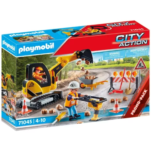 Playmobil 71045 Építkezés markolóval