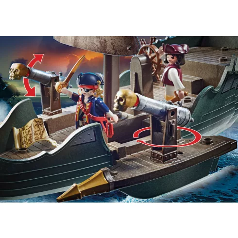 Playmobil 71046 Koponyavitorlás kalózhajó