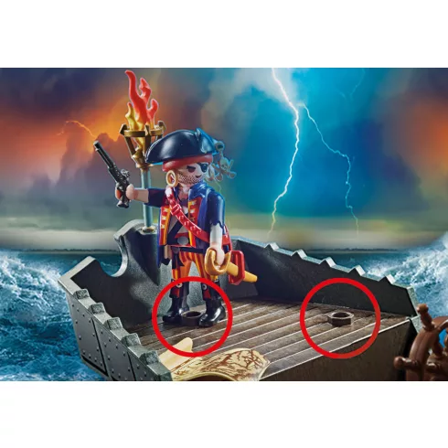 Playmobil 71046 Koponyavitorlás kalózhajó