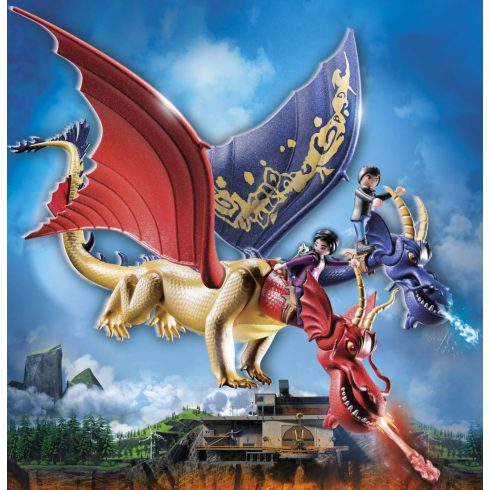 Playmobil 71080 Dragons: The Nine Realms - Wu és Wei Junnal és Eugene-vel