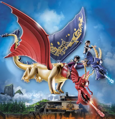 Playmobil 71080 Dragons: The Nine Realms - Wu és Wei Junnal és Eugene-vel