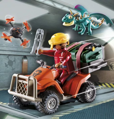 Playmobil 71085 Dragons: The Nine499 Realms - ICARIS hátrahúzós quad és Phil