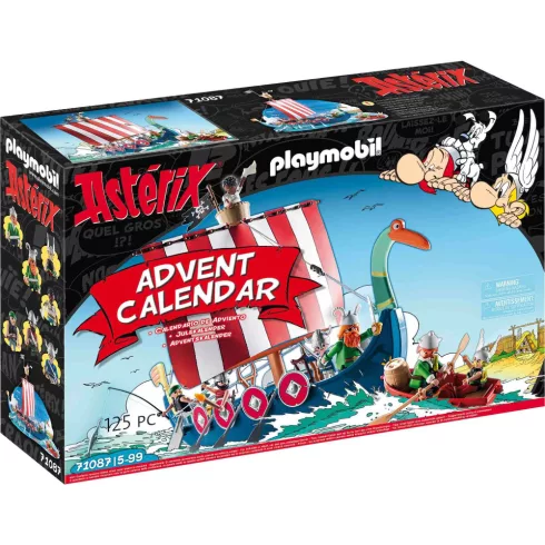 Playmobil 71087 Karácsony - Asterix és Obelix adventi kalendárium, naptár - Kalózhajó