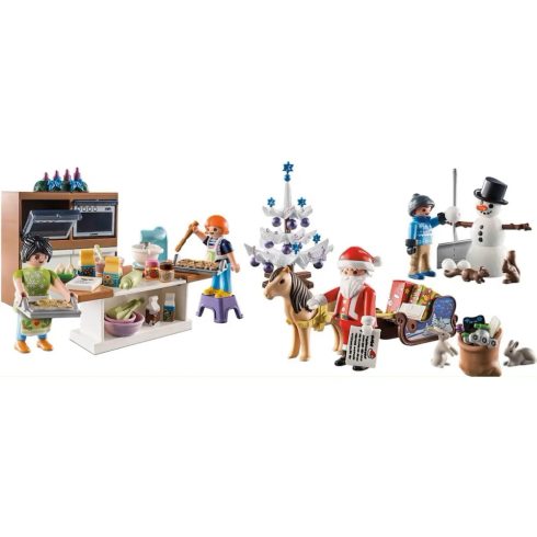 Playmobil 71088 Karácsony - Adventi kalendárium, naptár - Karácsonyi sütögetés