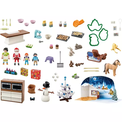 Playmobil 71088 Karácsony - Adventi kalendárium, naptár - Karácsonyi sütögetés