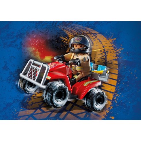 Playmobil 71090 Hátrahúzós tűzoltó quad