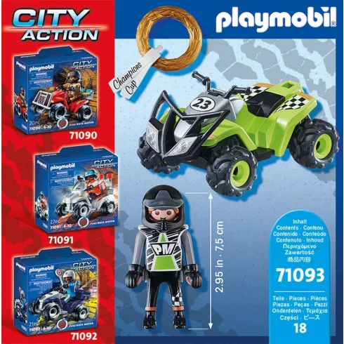Playmobil 71093 Hátrahúzós verseny quad