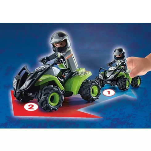 Playmobil 71093 Hátrahúzós verseny quad