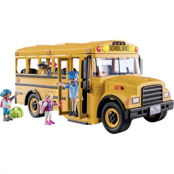 Playmobil 71094 Amerikai iskolabusz fénnyel