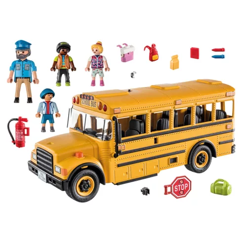 Playmobil 71094 Amerikai iskolabusz fénnyel