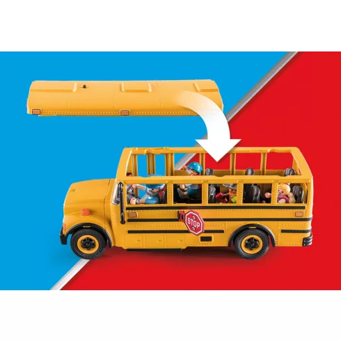 Playmobil 71094 Amerikai iskolabusz fénnyel