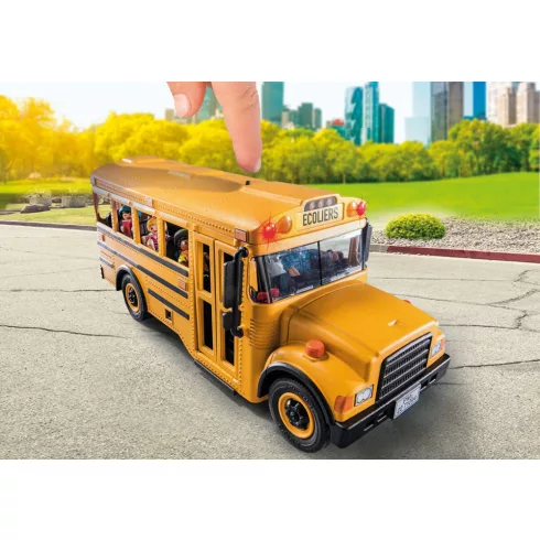 Playmobil 71094 Amerikai iskolabusz fénnyel
