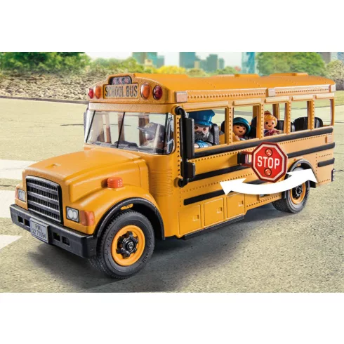 Playmobil 71094 Amerikai iskolabusz fénnyel
