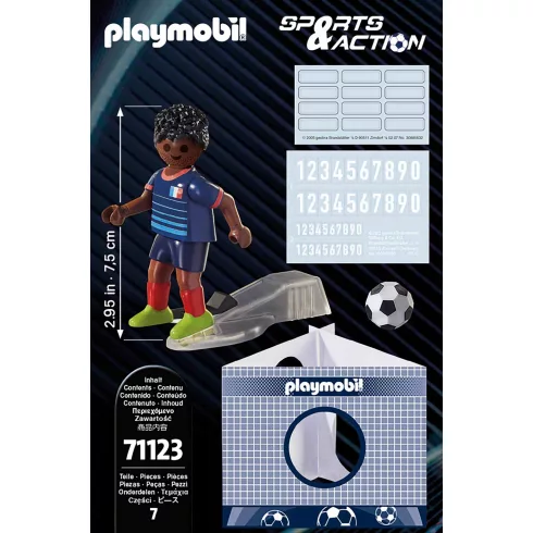 Playmobil 71123 Francia válogatott focista