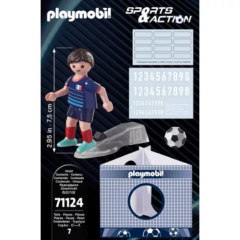 Playmobil 71124 Francia válogatott focista