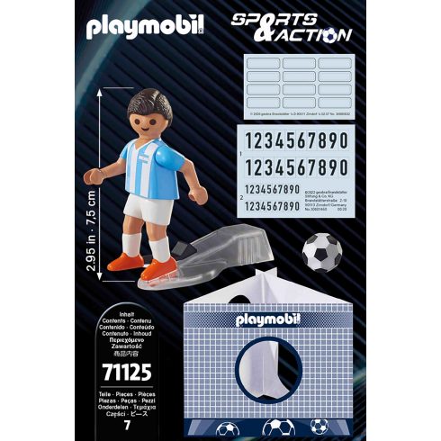 Playmobil 71125 Argentín válogatott focista