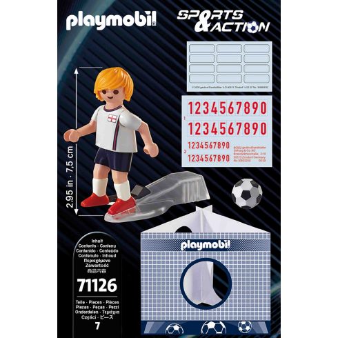 Playmobil 71126 Angol válogatott focista