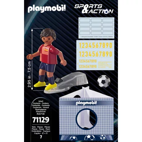 Playmobil 71129 Spanyol válogatott focista