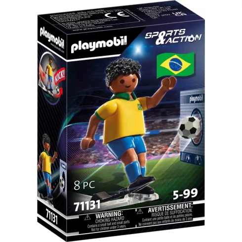 Playmobil 71131 Brazil válogatott focista