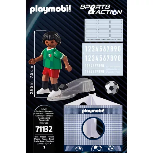 Playmobil 71132 Mexikói válogatott focista