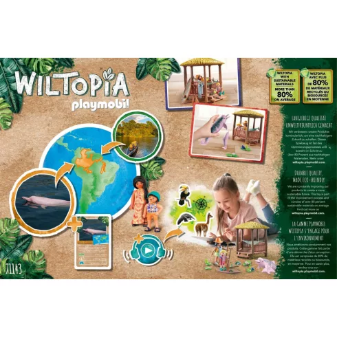 Playmobil 71143 Wiltopia - SUP túra folyami delfinekkel